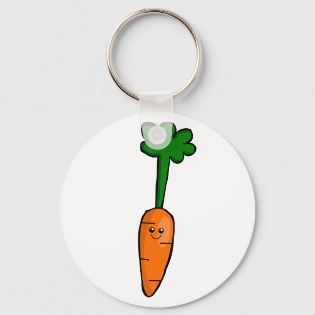 Cute Carrot Key Ring (Front)