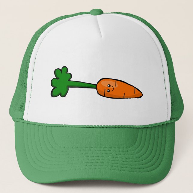 Cute Carrot Trucker Hat (Front)