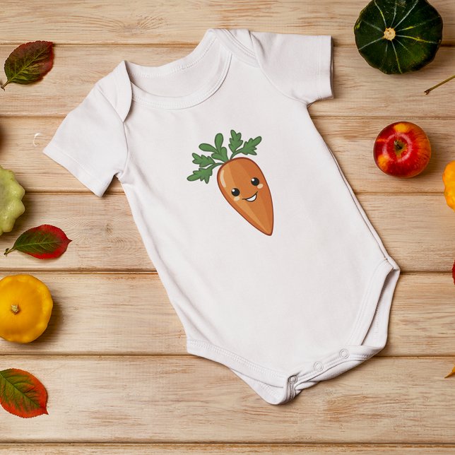 Cute Carroty Goodness  Baby Bodysuit (Creator Uploaded)