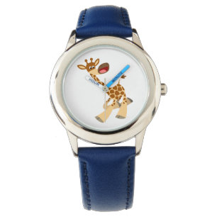 Cute Cartoon Ambling Giraffe Watch