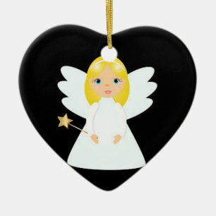 ***CUTE CARTOON ANGEL*** CERAMIC ORNAMENT