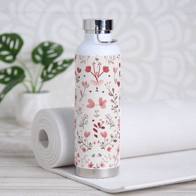 Cute cartoon animal faces water bottle (Yoga)