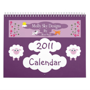 Cute Cartoon Animals & Children Illustrations Calendar