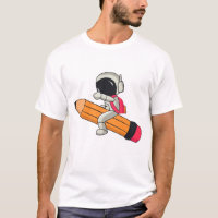 Cute Cartoon Astronaut T-Shirt – Fun 