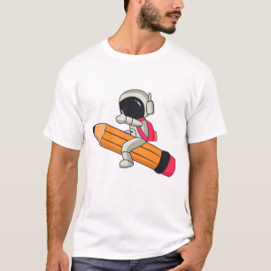 Cute Cartoon Astronaut T-Shirt – Fun 