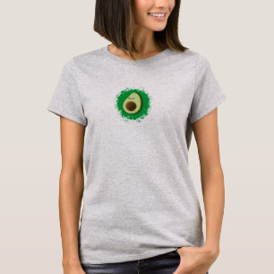 Cute Cartoon Avocado T-Shirt