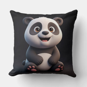 Cute Cartoon Baby Panda Cushion