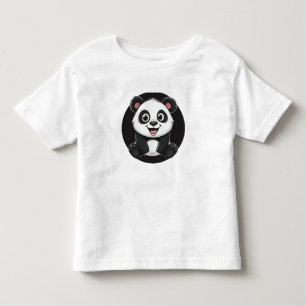 Cute Cartoon Baby Panda Toddler T-Shirt