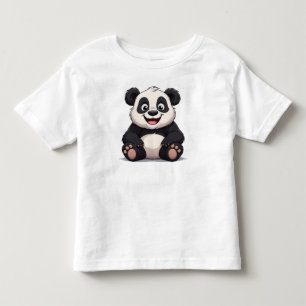 Cute Cartoon Baby Panda Toddler T-Shirt