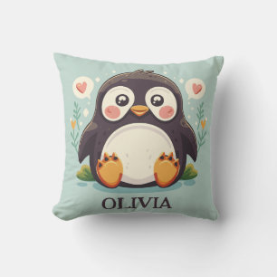 Cute Cartoon Baby Penguin Cushion