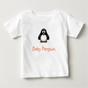 Cute Cartoon Baby Penguin with Bright Nose T-Shirt