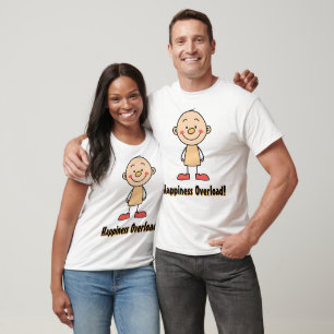 Cute Cartoon Baby with Smile T-Shirt
