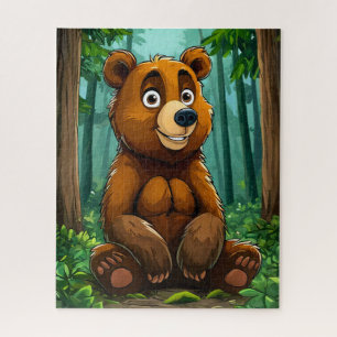 Cute Cartoon Bear Jigsaw Puzzle