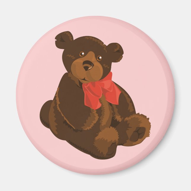 Cute cartoon bear magnet (Front)