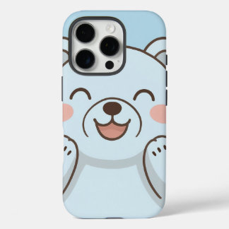 Cute Cartoon Bear Phone Case – Joyful Smiling Bear