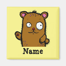Cute Cartoon Bear Waving