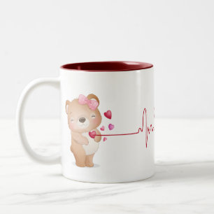 Cute Cartoon Bears Customised Coffee Mug
