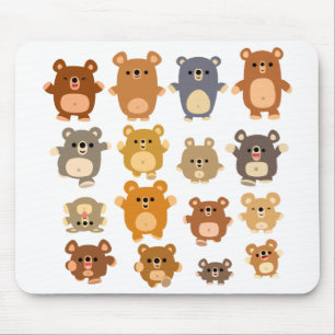 Cute Cartoon Bears mousepad