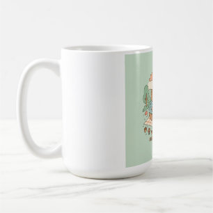 Cute Cartoon Bears Picnic – Fun Animal Illustratio Coffee Mug