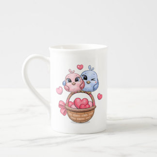 Cute cartoon birds couple Speciality Mug