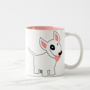 Cute Cartoon Bull Terrier Mug