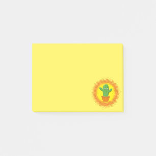 Cute Cartoon Cactus Post-it Notes