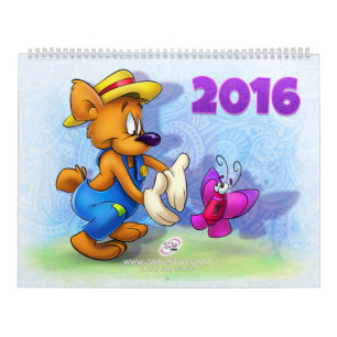 cute cartoon calendar