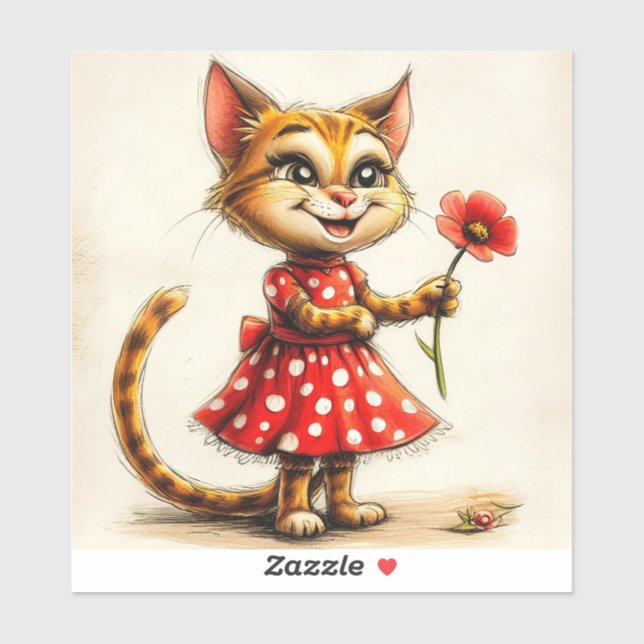 Cute cartoon cat (Sheet)