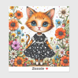Cute cartoon cat