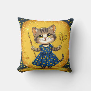 Cute cartoon cat cushion