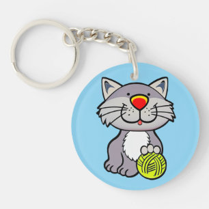 Cute cartoon Cat Key Ring