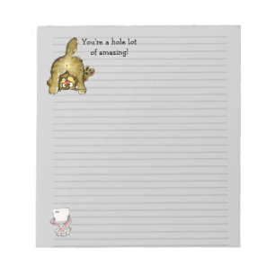 Cute Cartoon Cat Notepad