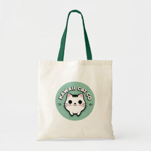 Cute Cartoon Cat Tote Bag