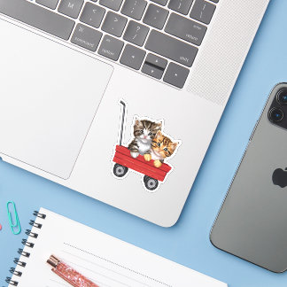 Cute Cartoon Cats Sticker