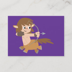 Cute Cartoon Centaur ACEO- Business Card