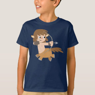 Cute Cartoon Centaur Sagittarius Kids T-Shirt