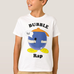 Cute Cartoon Character with Microphone and "Yo!" T-Shirt
