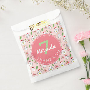 Cute Cartoon Chicken Illustration Favour Bag