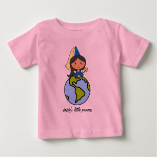 Cute Cartoon Clip Art, Daddy's Little Princess Baby T-Shirt
