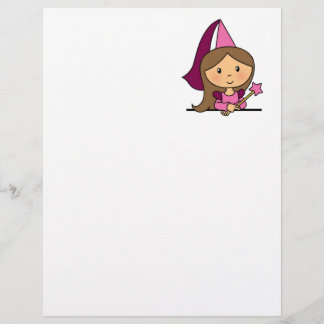Cute Cartoon Clip Art Princess in a Pink Dress