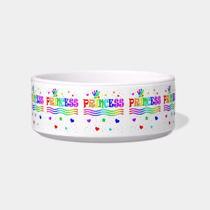 Cute Cartoon Clip Art Rainbow Princess Tiara Bowl