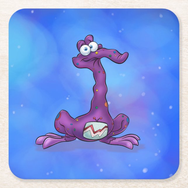 Cute Cartoon Coaster (Front)