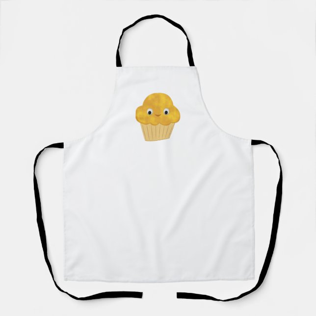 Cute Cartoon Corn Muffin Apron (Front)