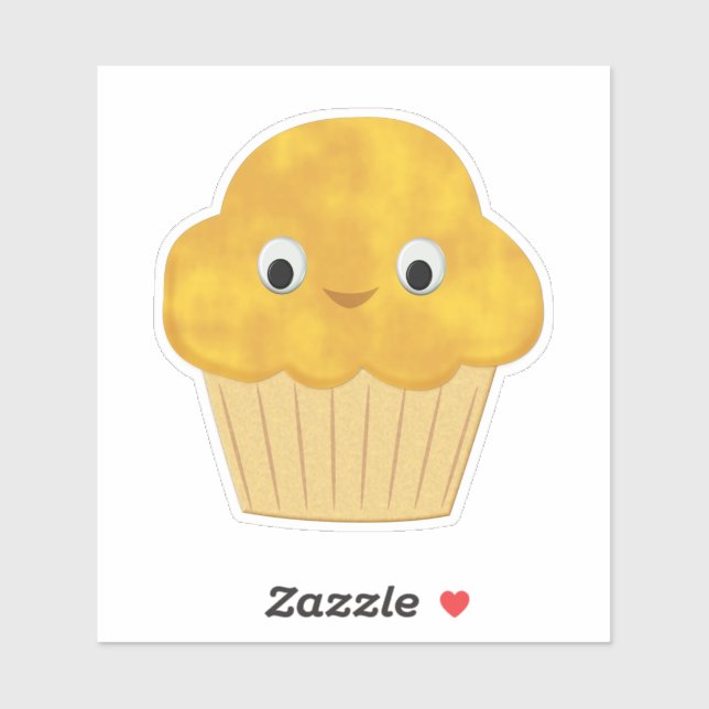 Cute Cartoon Corn Muffin Sticker (Sheet)