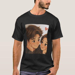Cute Cartoon Couple T-Shirt