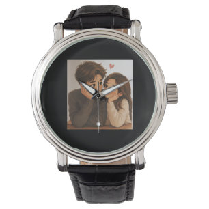 Cute Cartoon Couple Watch