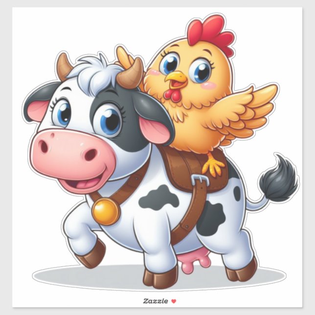 cute cartoon cow/chicken (Sheet)