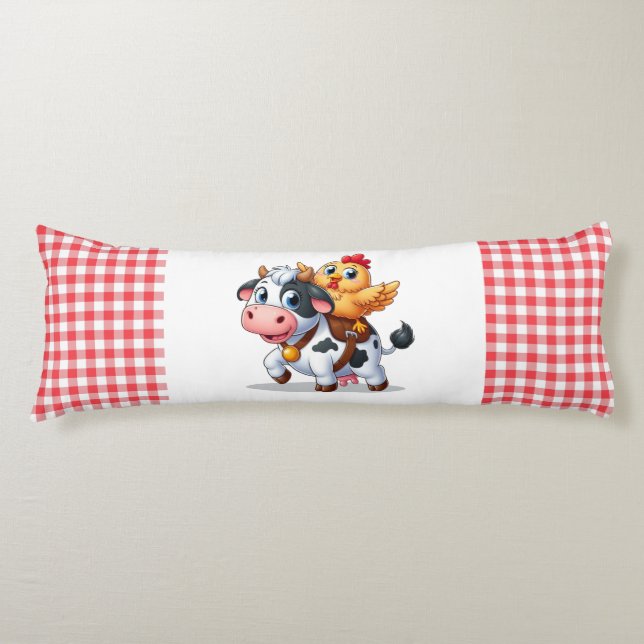 cute cartoon cow/chicken body cushion (Front)
