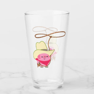 Cute Cartoon Cowboy Pig With Lariat Tumbler
