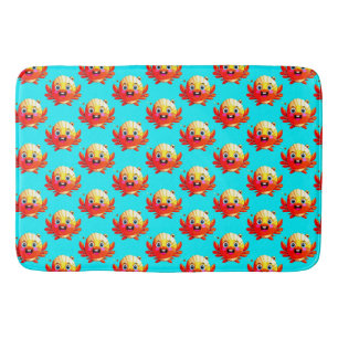 Cute Cartoon Crabs Bath Mat